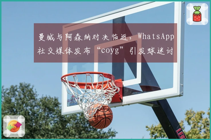 曼城与阿森纳对决临近，WhatsApp社交媒体发布“coyg”引发球迷讨论